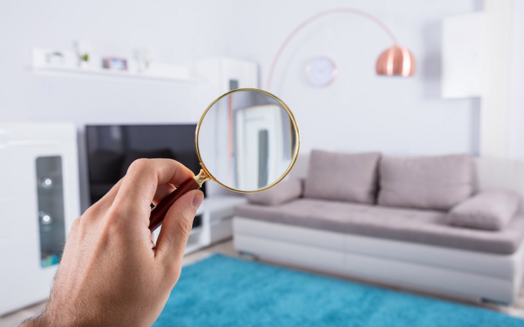 magnifying glass home inspection