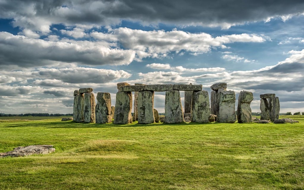 Historical monument of Stonehenge in England