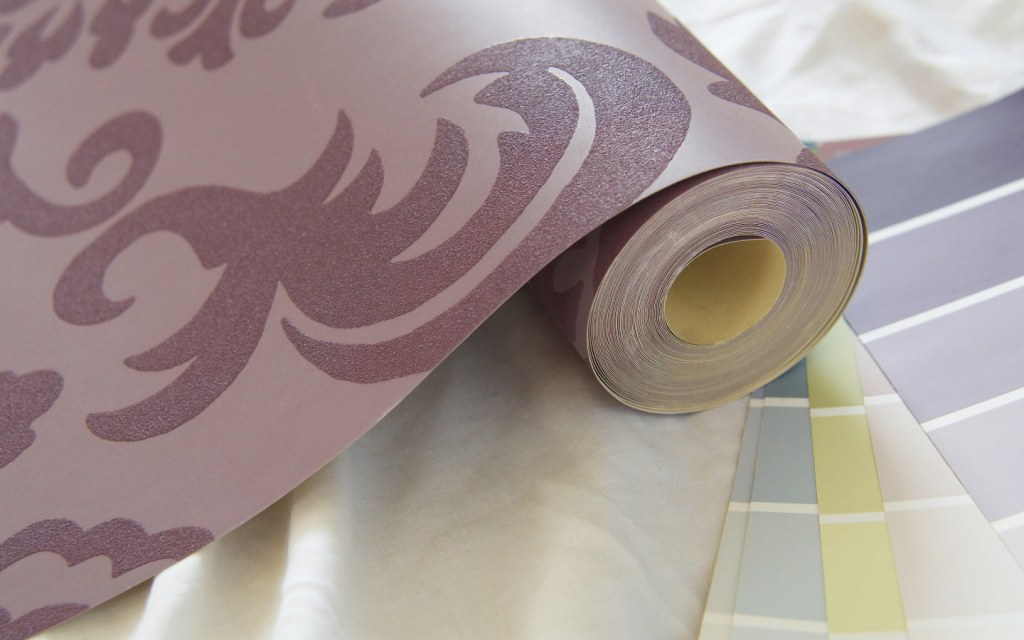 Roll of wallpaper for wall decor