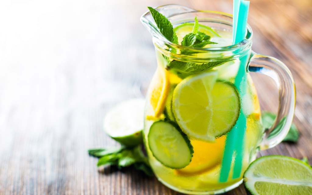 Basic cucumber detox water recipe 