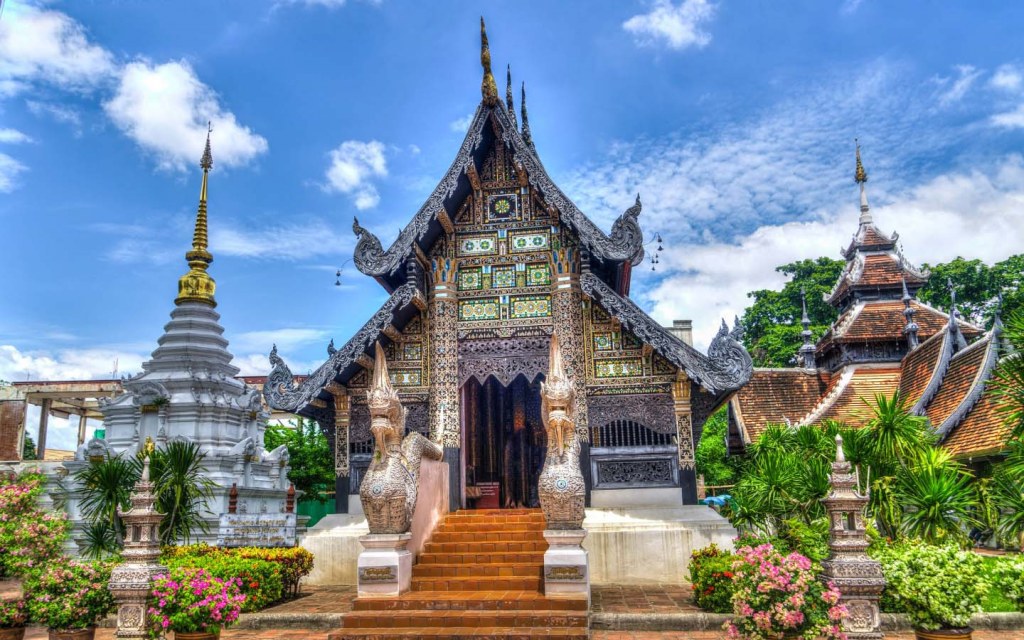 Temple in Chiang Mai in Thailand