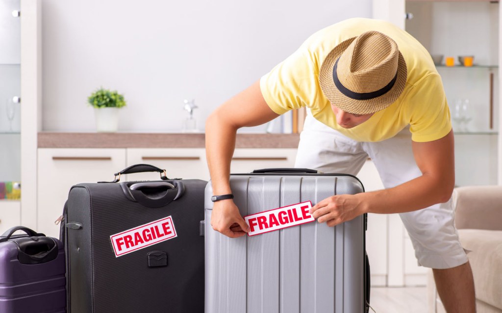 Adding a Fragile Sticker Can Protect Your Luggage From Getting Thrown About