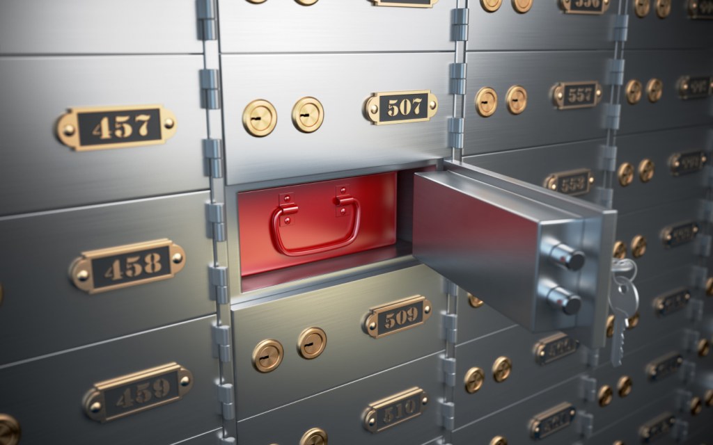 Keep valuables in bank locker