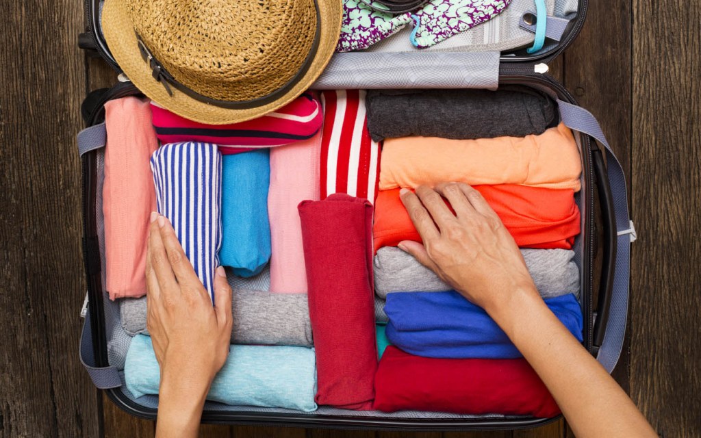 Roll Your Clothes to Fit More Into Your Suitcase