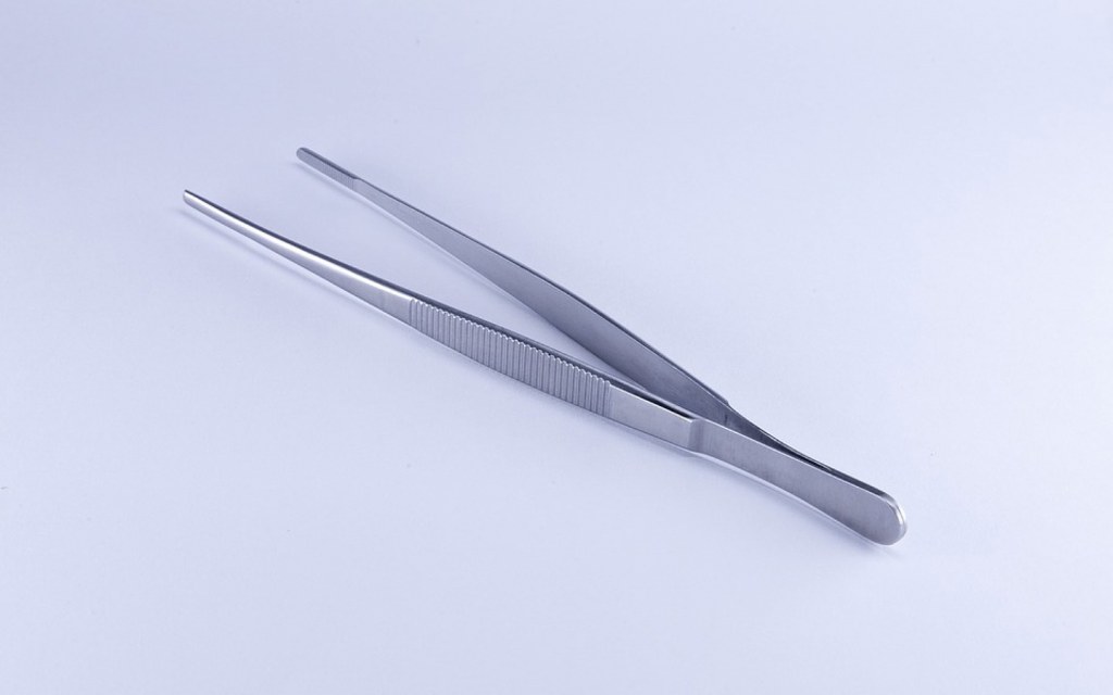 Tweezers can help you pull out splinters