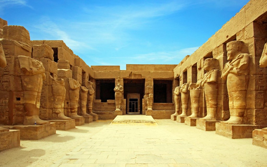 Karnak Temple is the second most visited site in Egypt