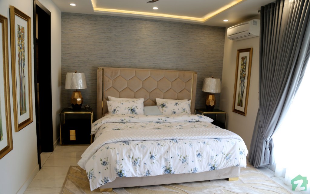 The bedrooms at Casa Reina are spacious and luxurious