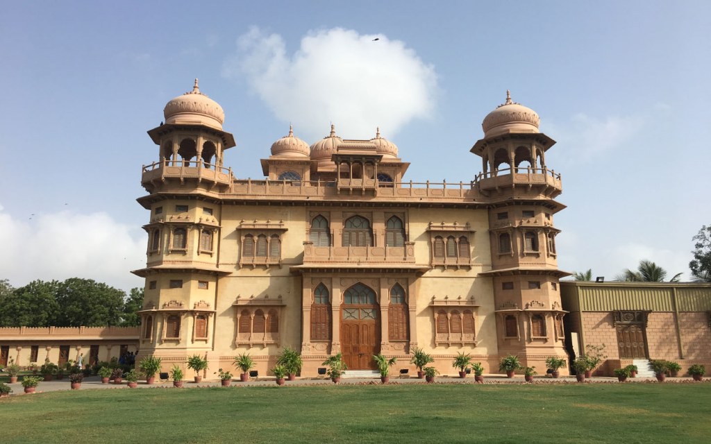 visiting Mohatta Palace in Karachi