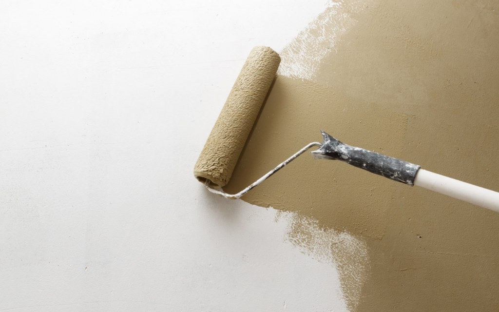 Roller brushes make it easier to reach high places during a paint job