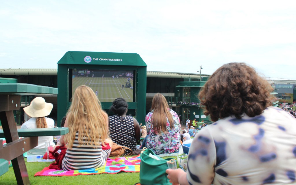 Wimbledon is broadcast live all over the world