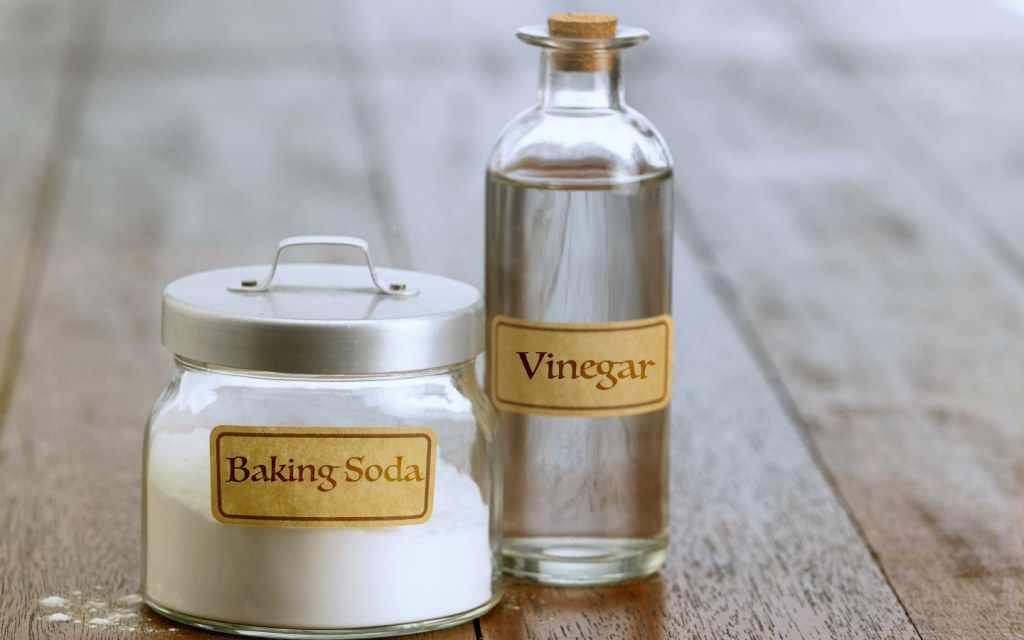 A past of baking soda and white vinegar can be used in a number of cleaning tasks to make them easier