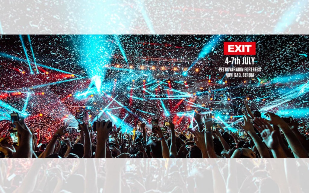 The Exit Festival is held in Petrovaradin Fortress in a real-life moat