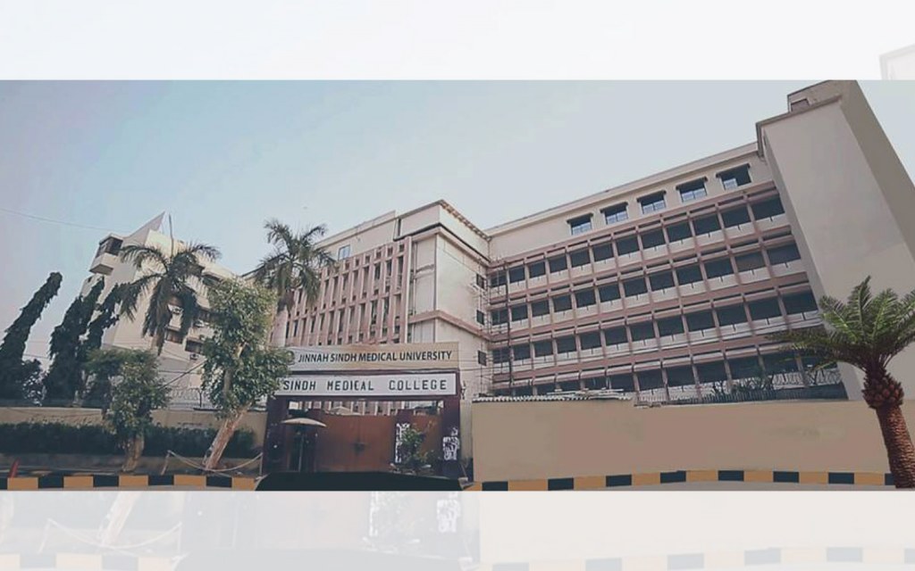 Sindh Medical College building in Karachi