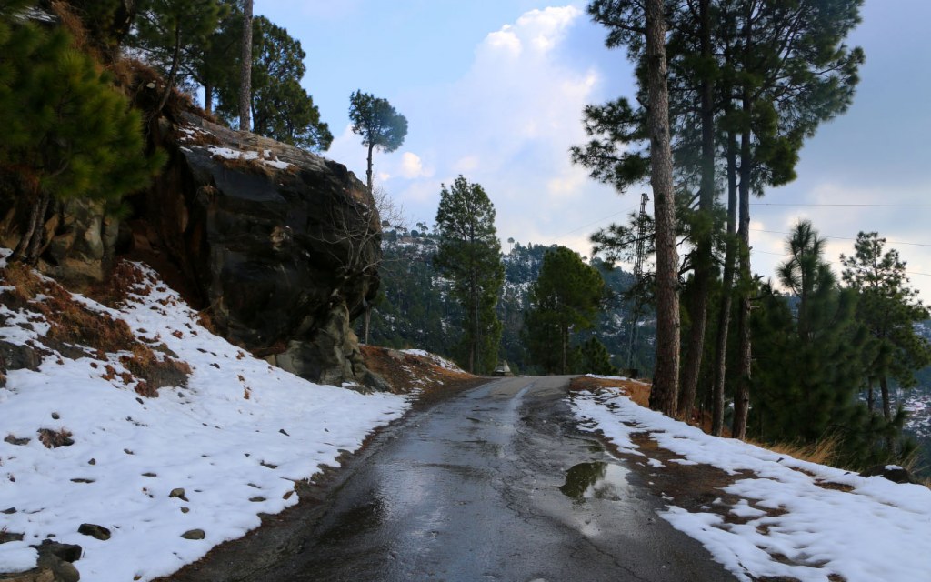 Beautiful snow in Murree is a treat for any traveler