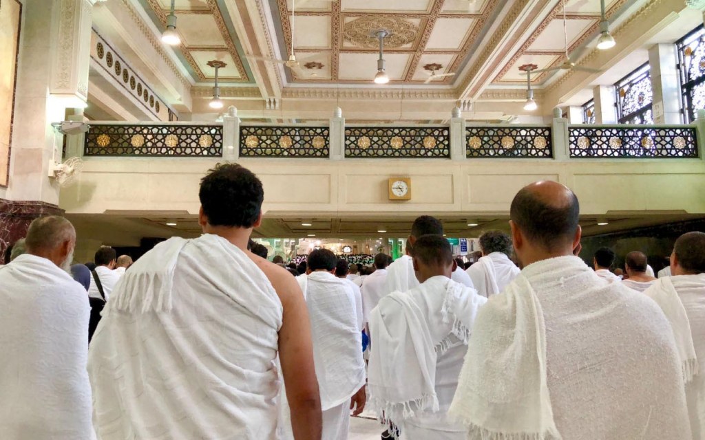 Muslim pilgrims during Hajj