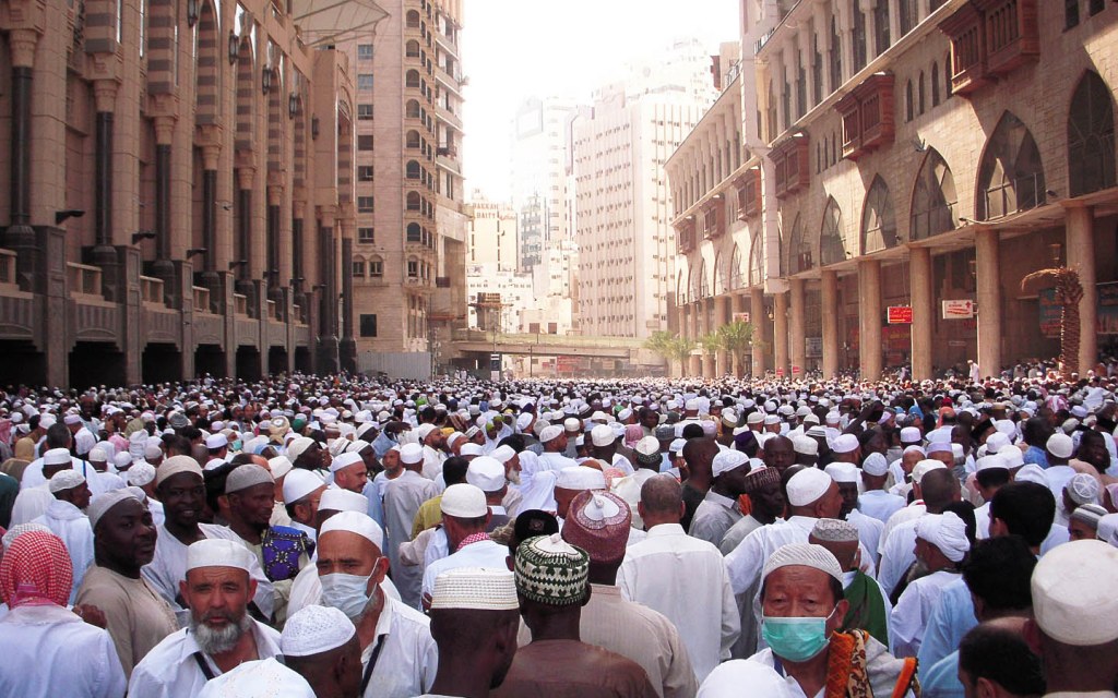 Pilgrims during Hajj in Mecca