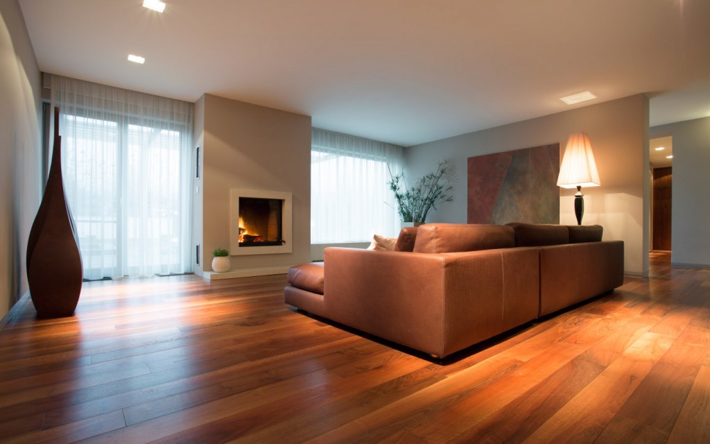 Wooden flooring is a popular option for people building a house in Karachi
