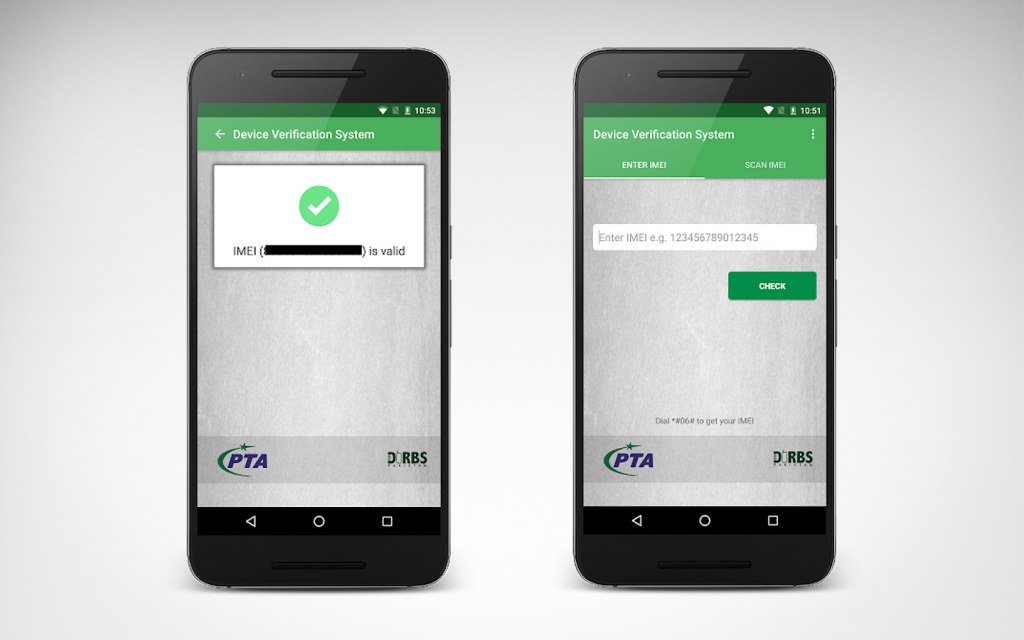 Device Verification System (DVS) app for mobile phone verification