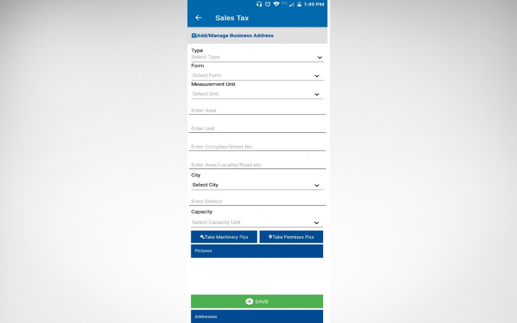 How to register for businesses for sales tax through FBR's Tax Asaan App