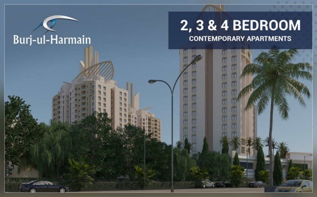 Burj-ul-Harmain towers with 3, 4 and 5-bedroom apartments