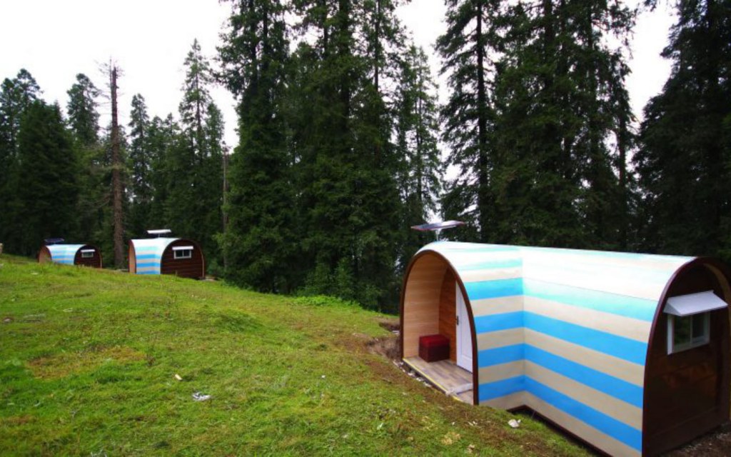 coxzy camping pods in thandiani KP