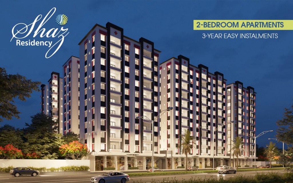 apartments are available for sale in Shaz Residency building