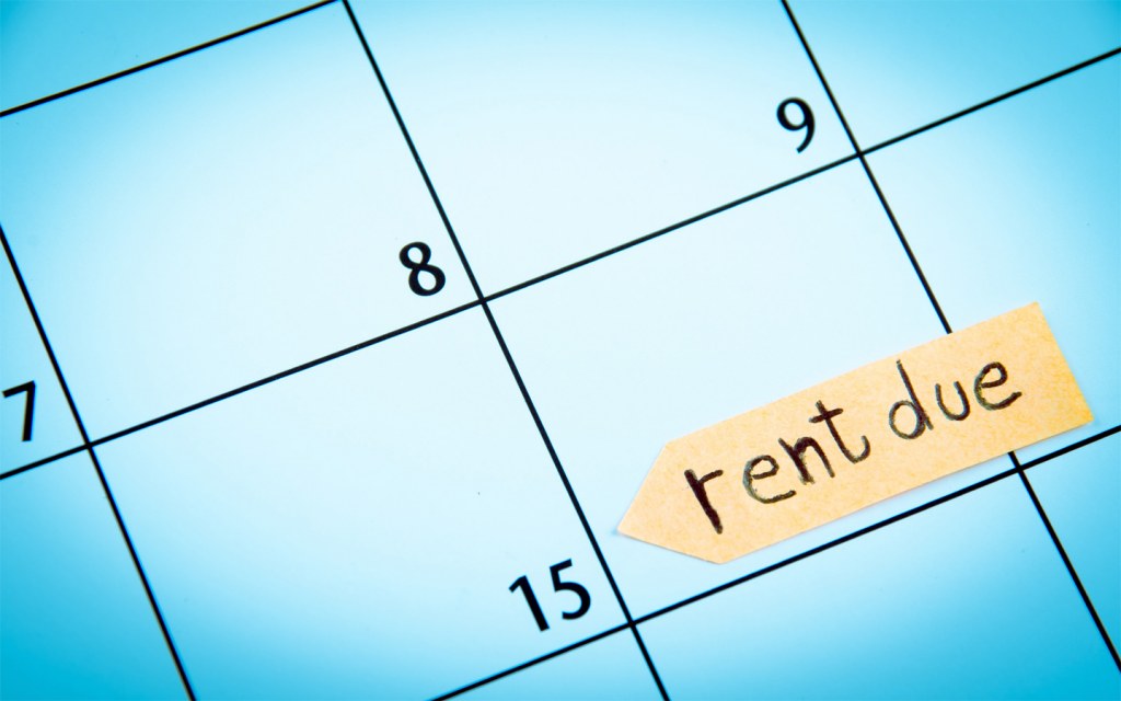 Pay the rent on time for a good landlord-tenant relationship