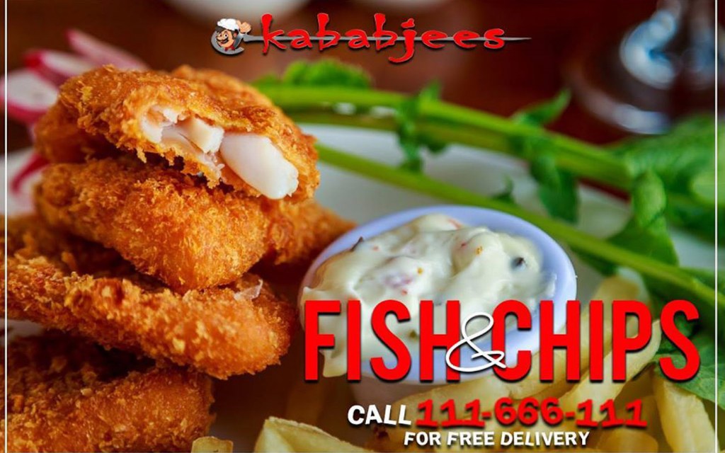 Get your favourite crispy fish at Kababjees in Karachi