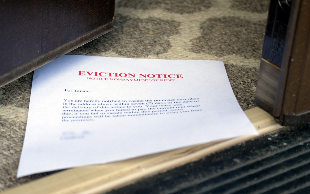 Eviction notice conditions