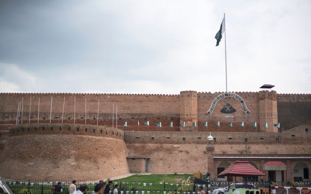 Bala Hissar fort is one of the most famous historical places in Peshawar