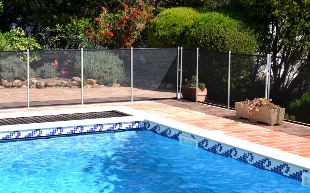Here is how you can create a fence around the swimming pool