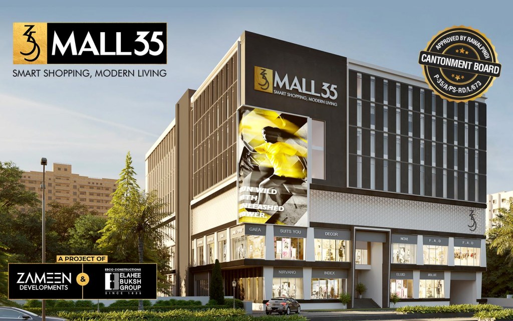 exterior of Mall 35