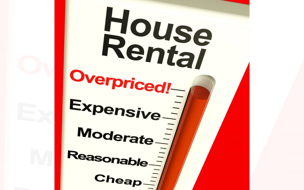 High rental rates are one of the major causes of rental vacancies