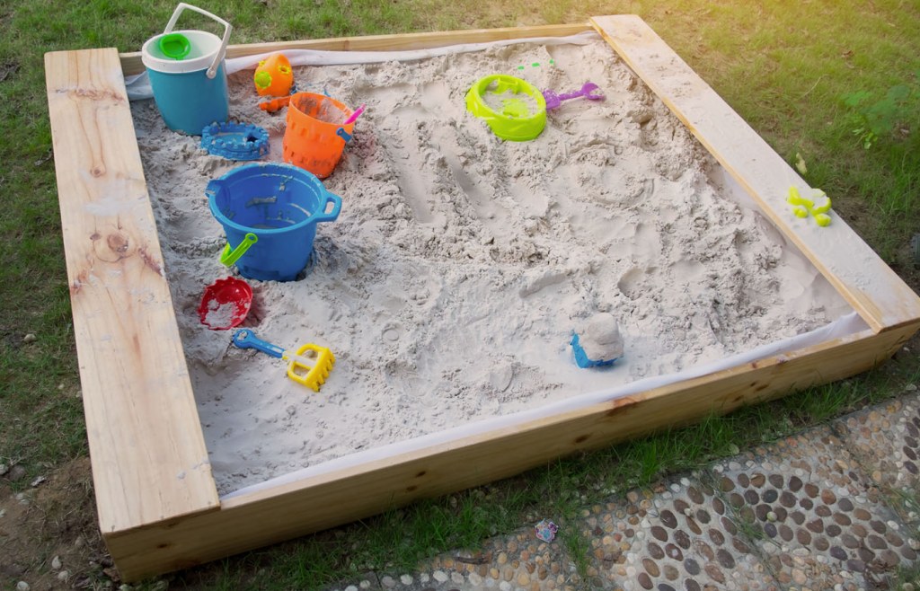 Join your kids in the sandbox for some inspiring creations