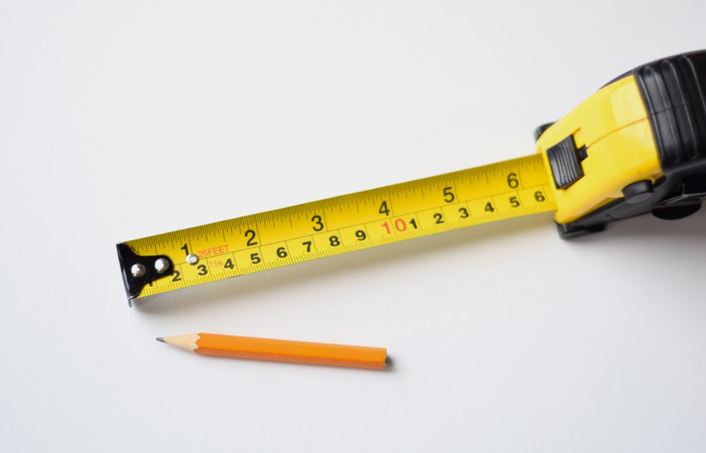 Measuring tape is a popular measuring instrument used in a home