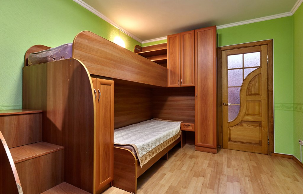 Bunk bed designs can be customised for additional storage