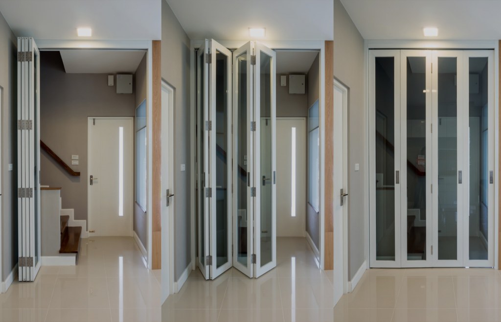 Folding doors are a popular type of interior door