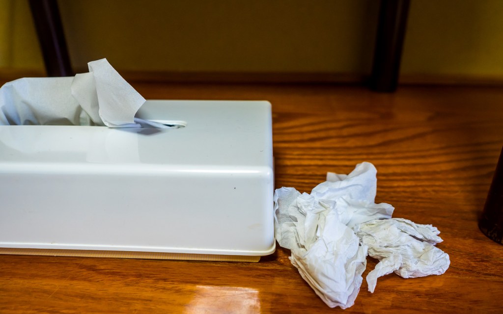 Tissues must be thrown in dustbin after use