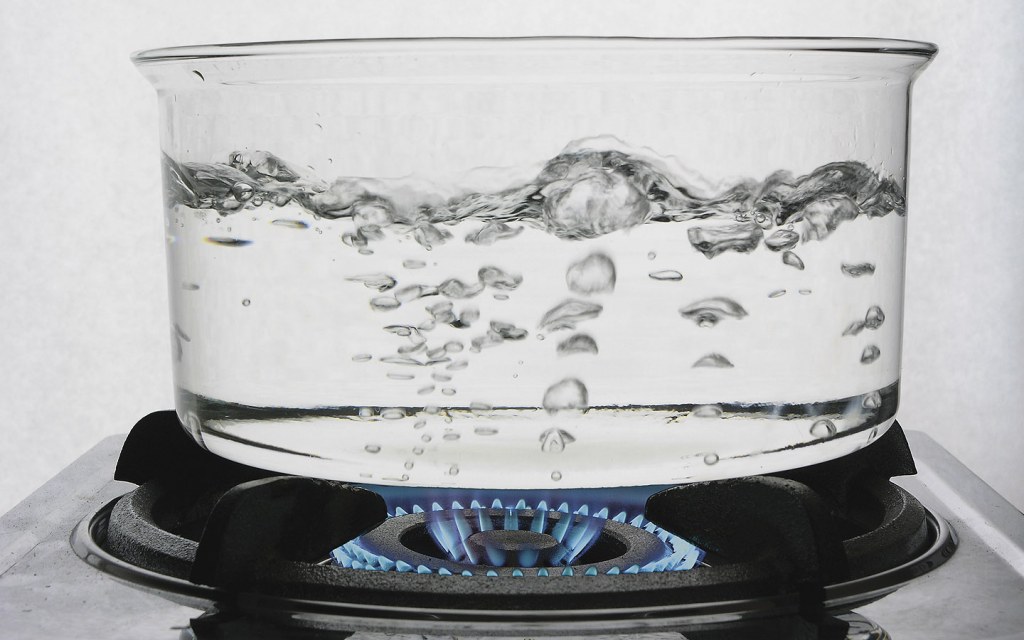 Boil water at home to kill germs