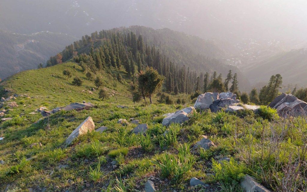 A scenic view of hill station in the Galiyat Region