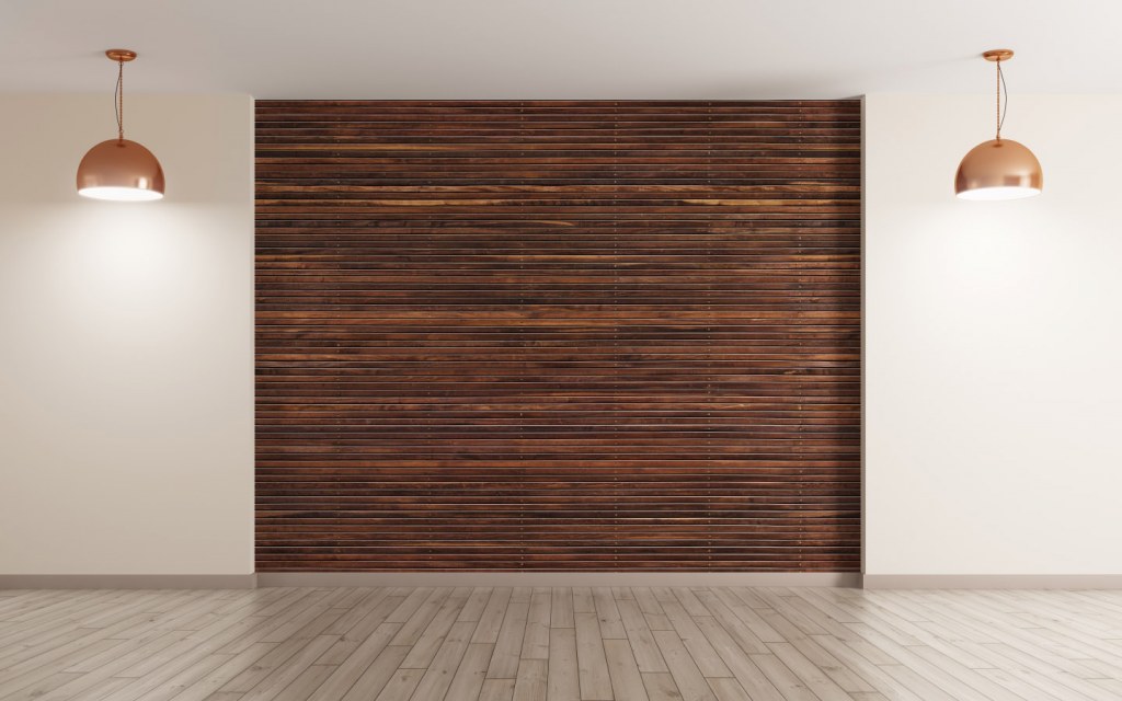 Upgrade your walls with wood panelling