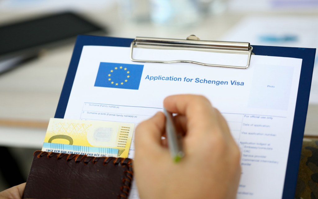 Schengen visa application form
