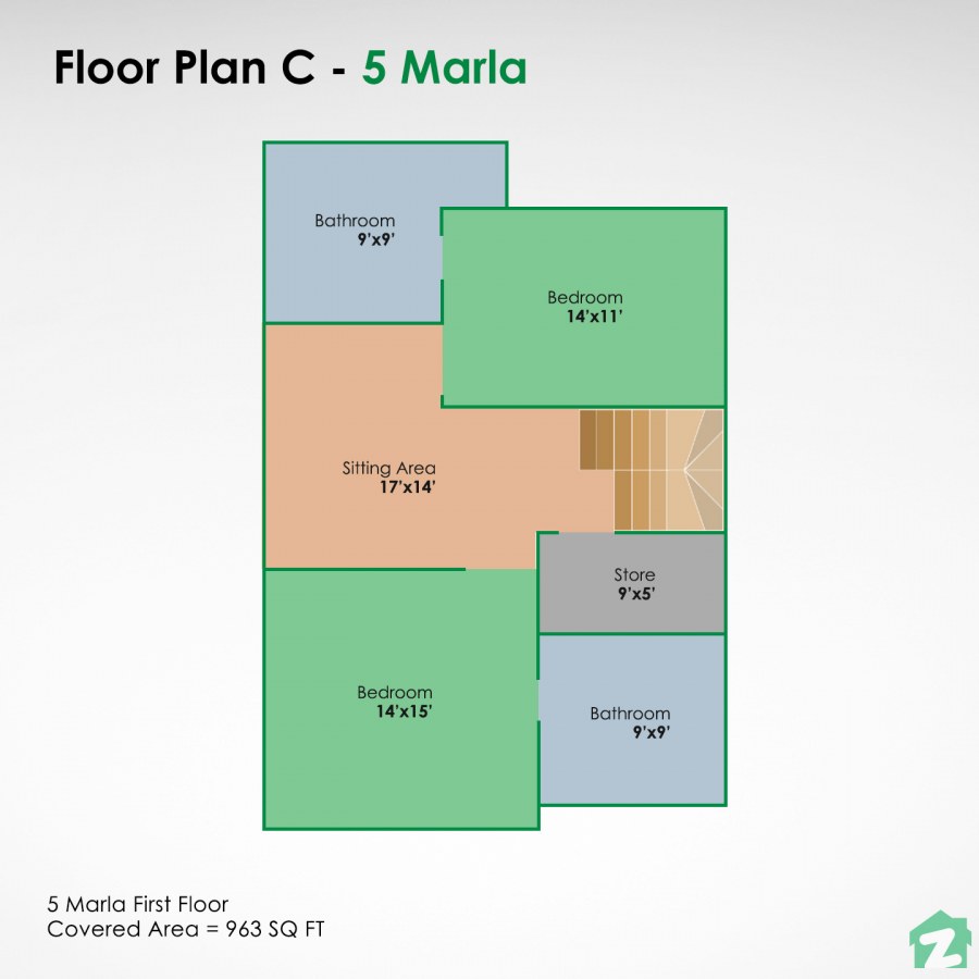 Best 5 Marla House Plans For Your New Home Zameen Blog