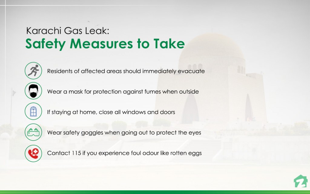 Safety tips in gas leak in kemari