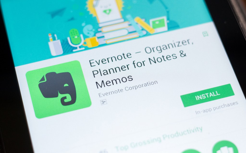 Evernote for quick notes