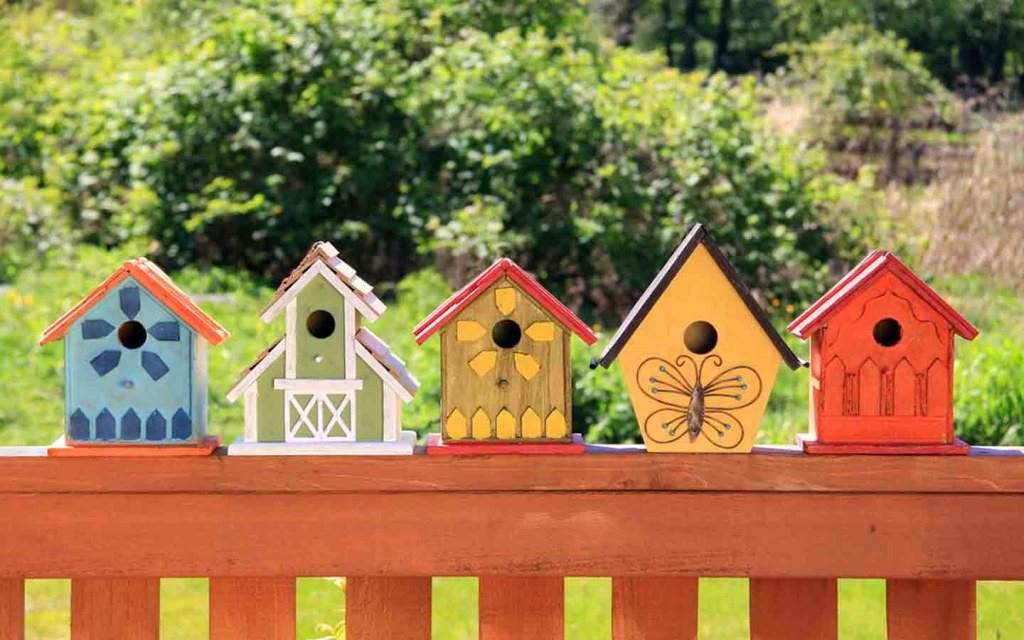 bird houses to enhance curb appeal