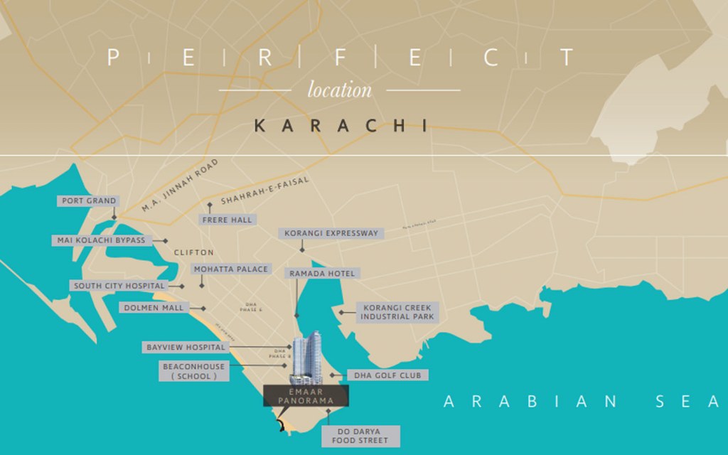 Emaar Panorama, Karachi in DHA Phase 8