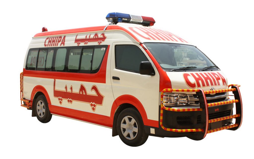 Chhipa Ambulance Service operates all over Pakistan