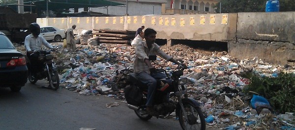 unhygienic condition of Karachi