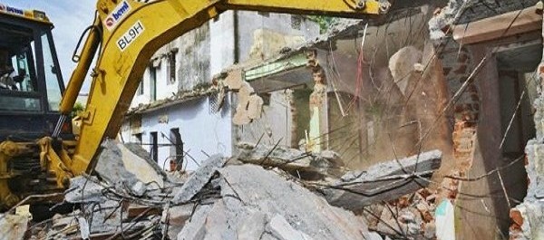 Illegal developments razed in Peshawar